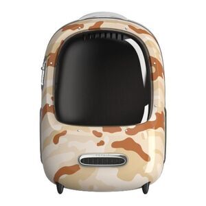 PETKIT Desert Camo Inbuilt Fan And Light Ventilated Dome 2 Pet Travel Bag